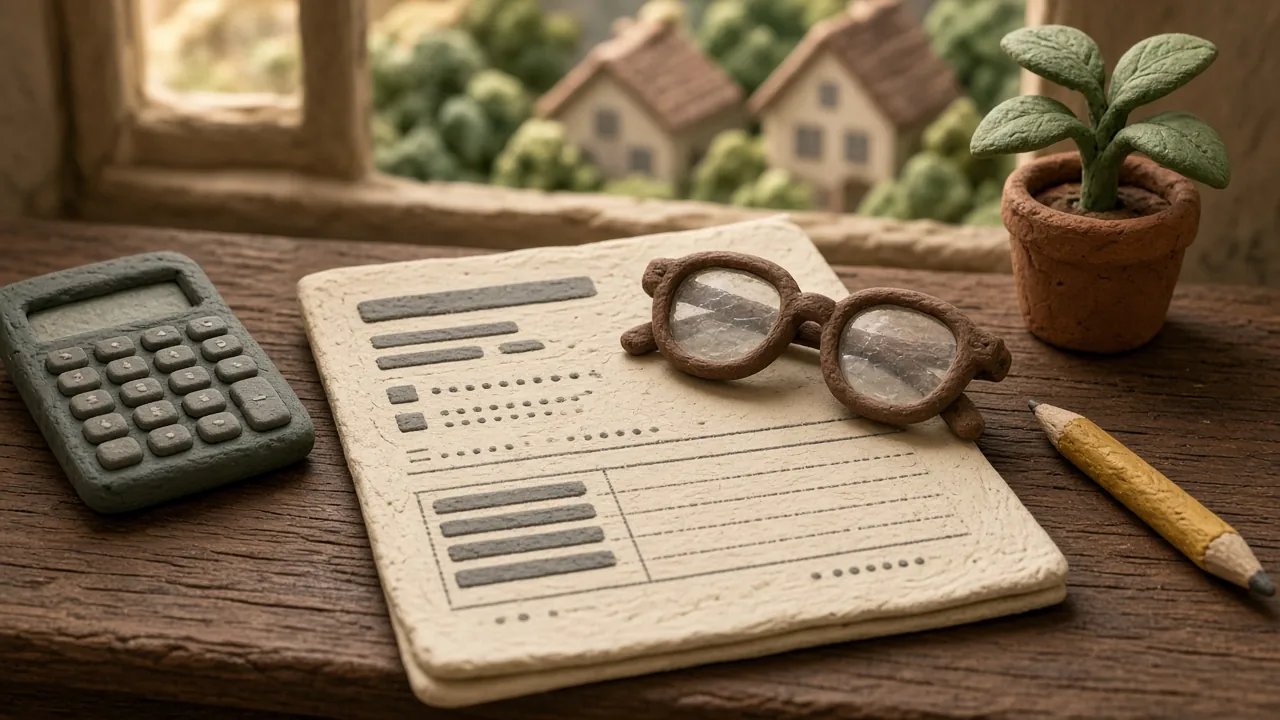 Steuerliche Unterlagen und Spieleinsatzsteuer auf Schreibtisch